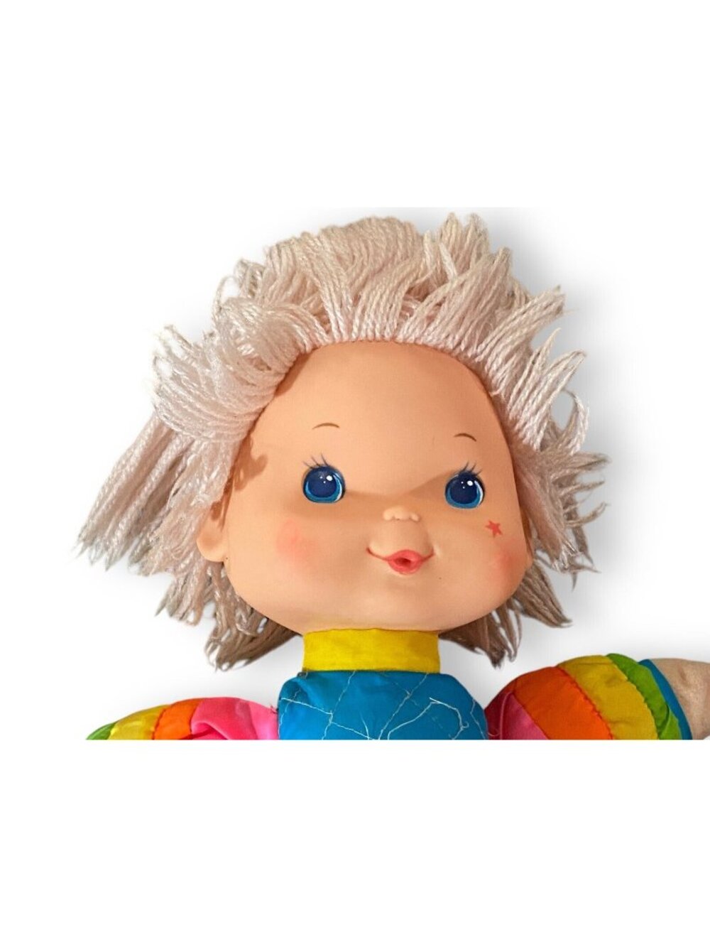 Vtg 1983 Hallmark Rainbow Brite Bright Baby Plush Tickled Pink Doll 15" & Book